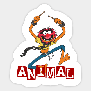 Muppets Emotional Animal Dancing Sticker